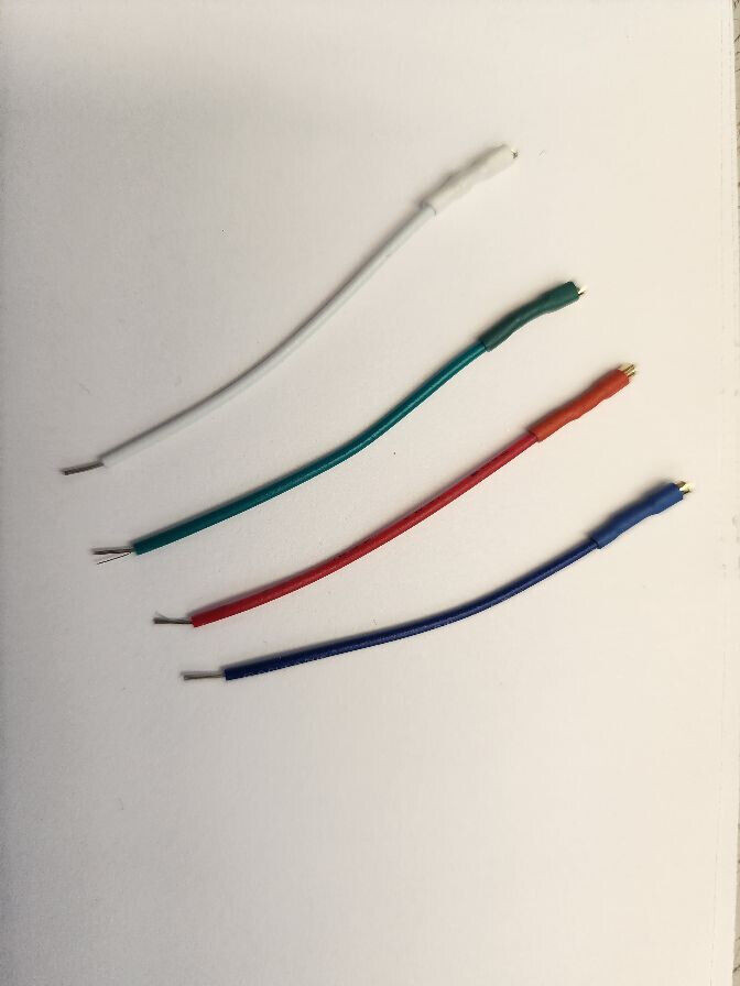 5N PCOCC Litz Turntable Headshell Lead Wire Hand-Solder ID1.2 Terminal
