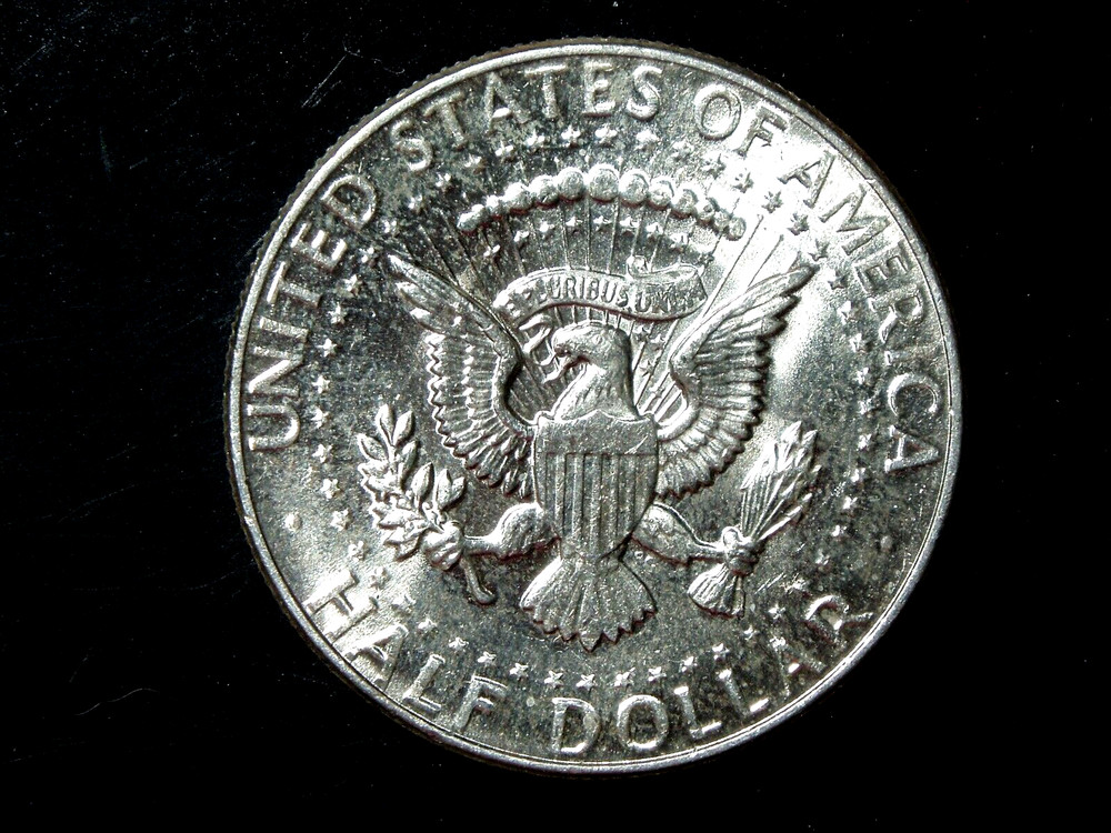 1964 UNC KENNEDY HALF DOLLAR #1