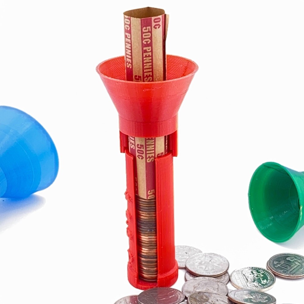 Custom Design Calibrated Fast Counting / Wrapping Tubes +Sorting Tray +200 Wrap