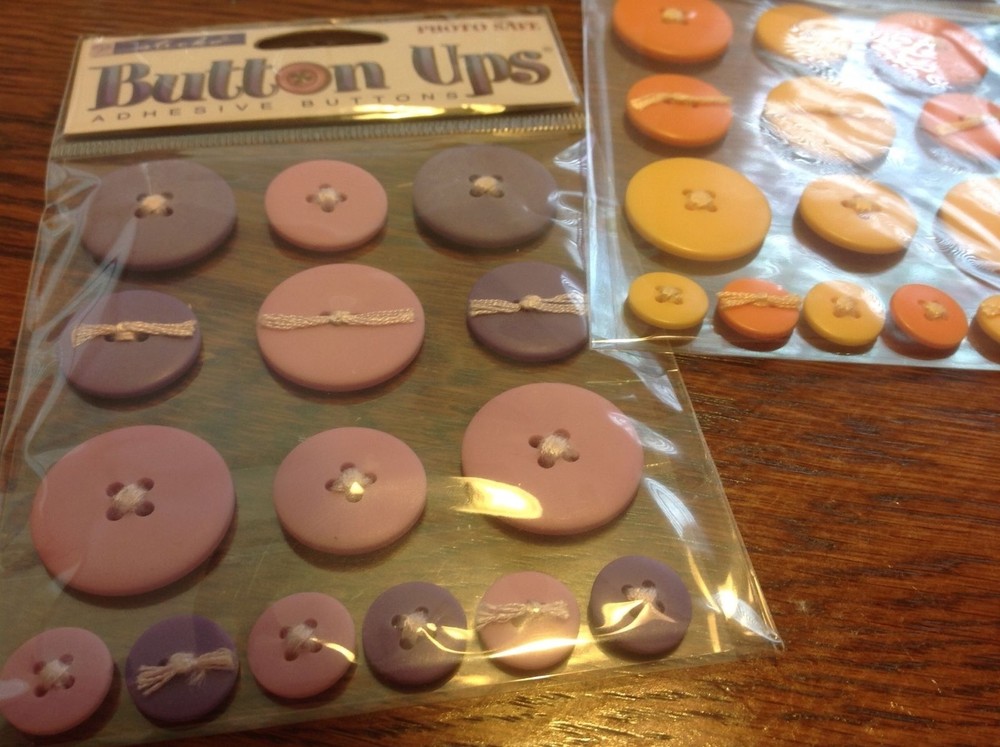 Scrapbooking embellishments buttons