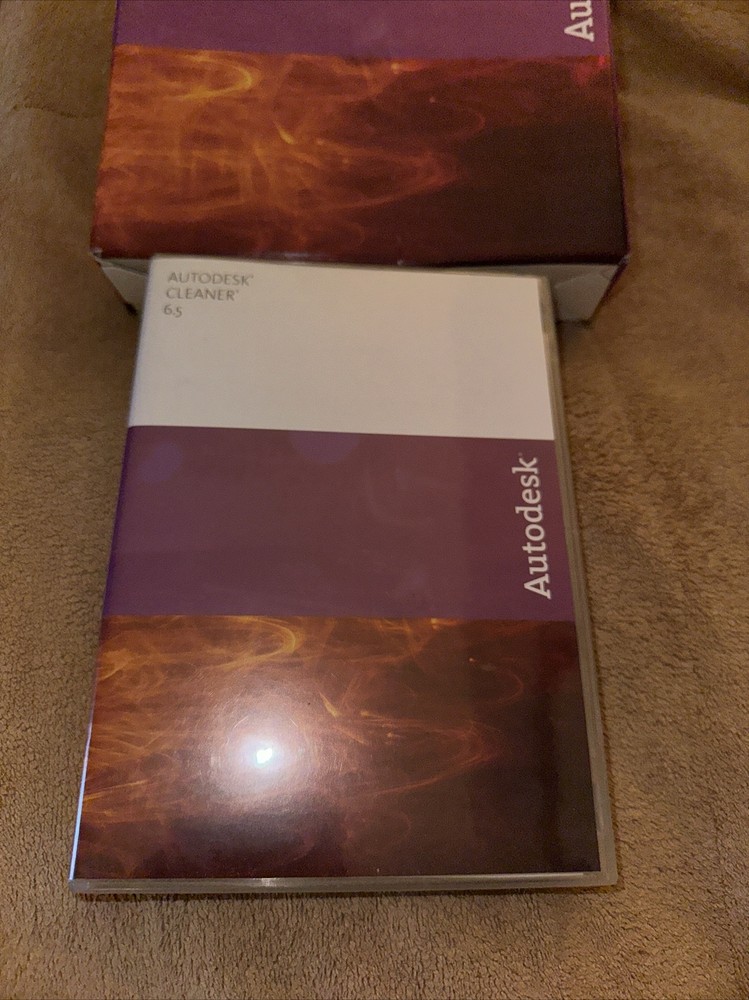 Autodesk Cleaner 6.5 English Language For MAC (DVDs only) W/ Code Guide