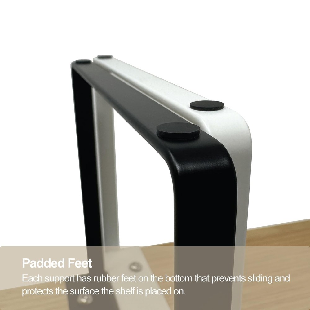 Mitus Stackable Wood Shelf Organizer Rack - Countertop, Desk, Cabinet Storage