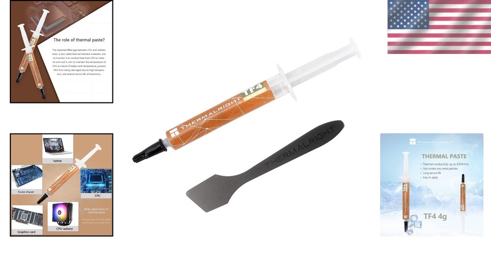 High Conductivity Thermal Paste 4g - Easy Application for Optimal Cooling