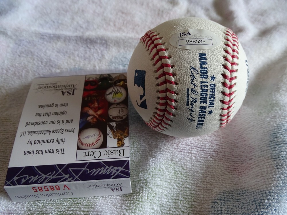 Jesse Orosco autograph baseball JSA Mets