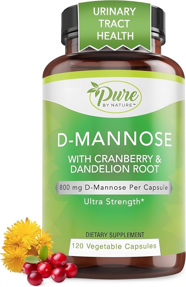 e by  D-Mannose with Cranberry and Dandel Root