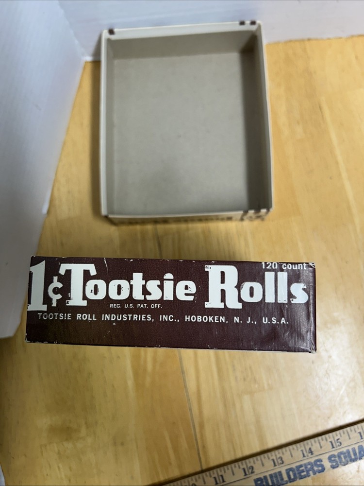 Vintage, Tootsie Rolls, Original Display Box