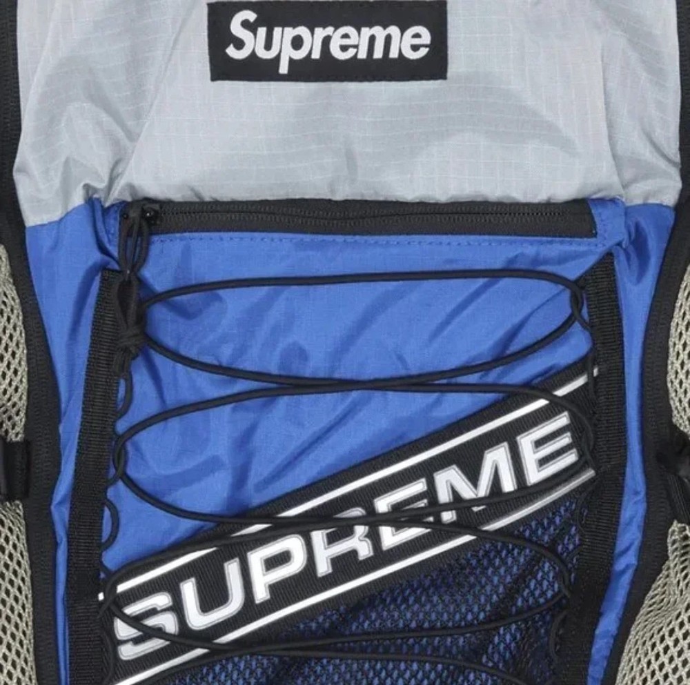 NEW Supreme FW23 3D Logo Backpack Blue