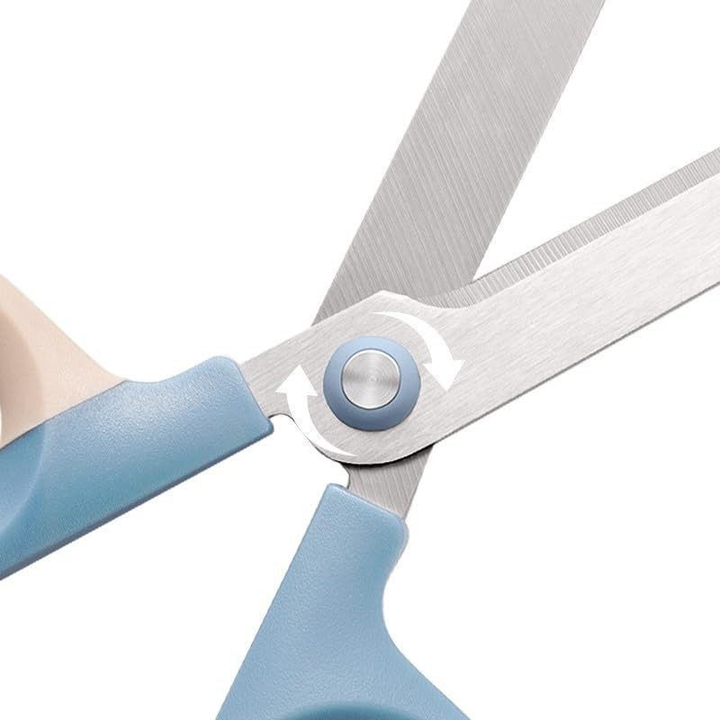 Multipurpose Office Craft Scissors Comfort-Grip Handles Sturdy Sharp Blue