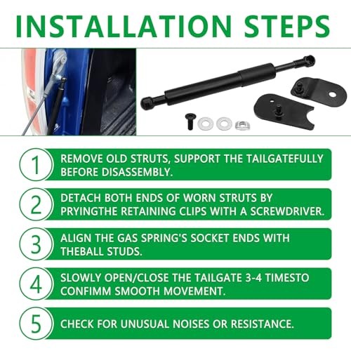 Tail Gate Mods Damper Kit, Tailgate Slow Drop Accessories Compatible with 2022