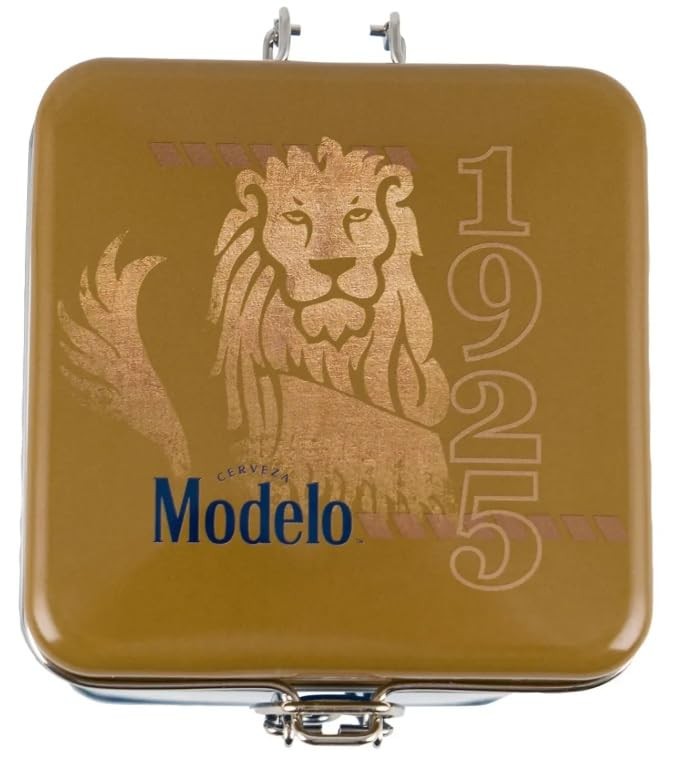 Modelo Food Container Large Rectangular All Metal Locking Cookie Jar Metal Ca...