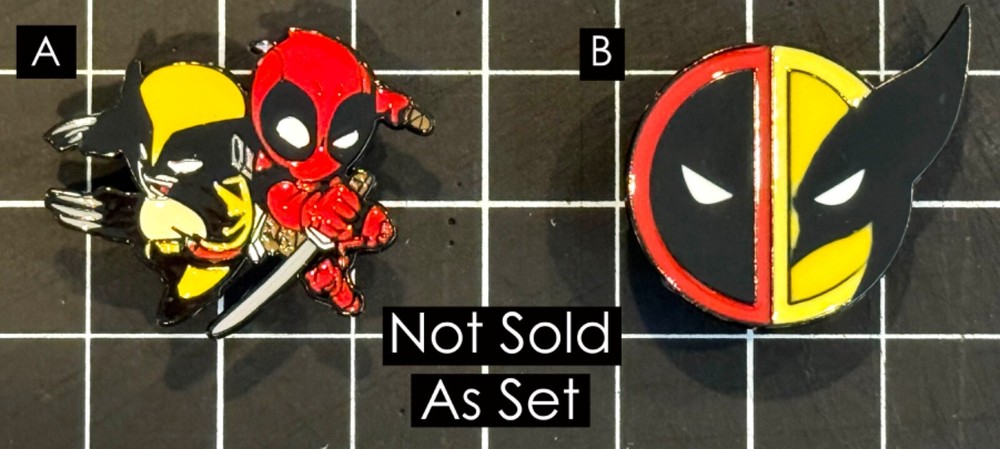 Marvel Deadpool & Wolverine  Enamel Pins
