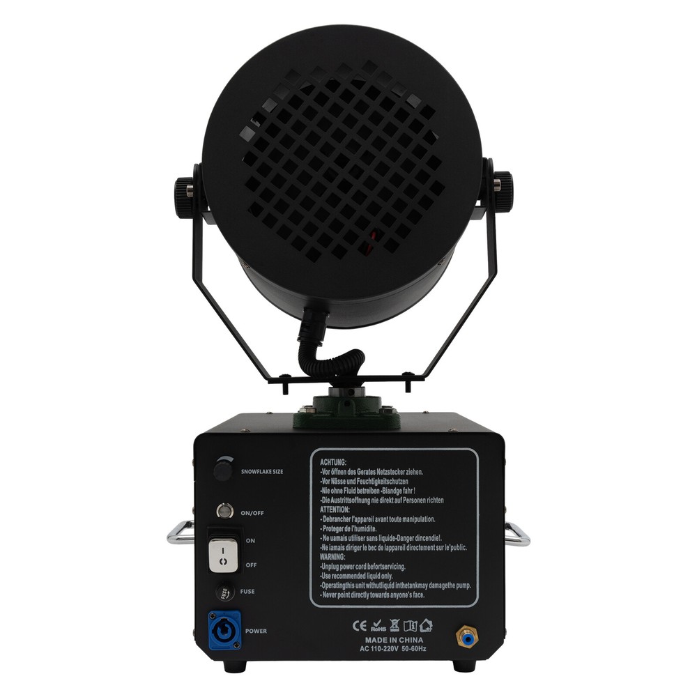 2000w Snow Machine Remote Control Snowflake Spraying Machine Stage Snow Blowing