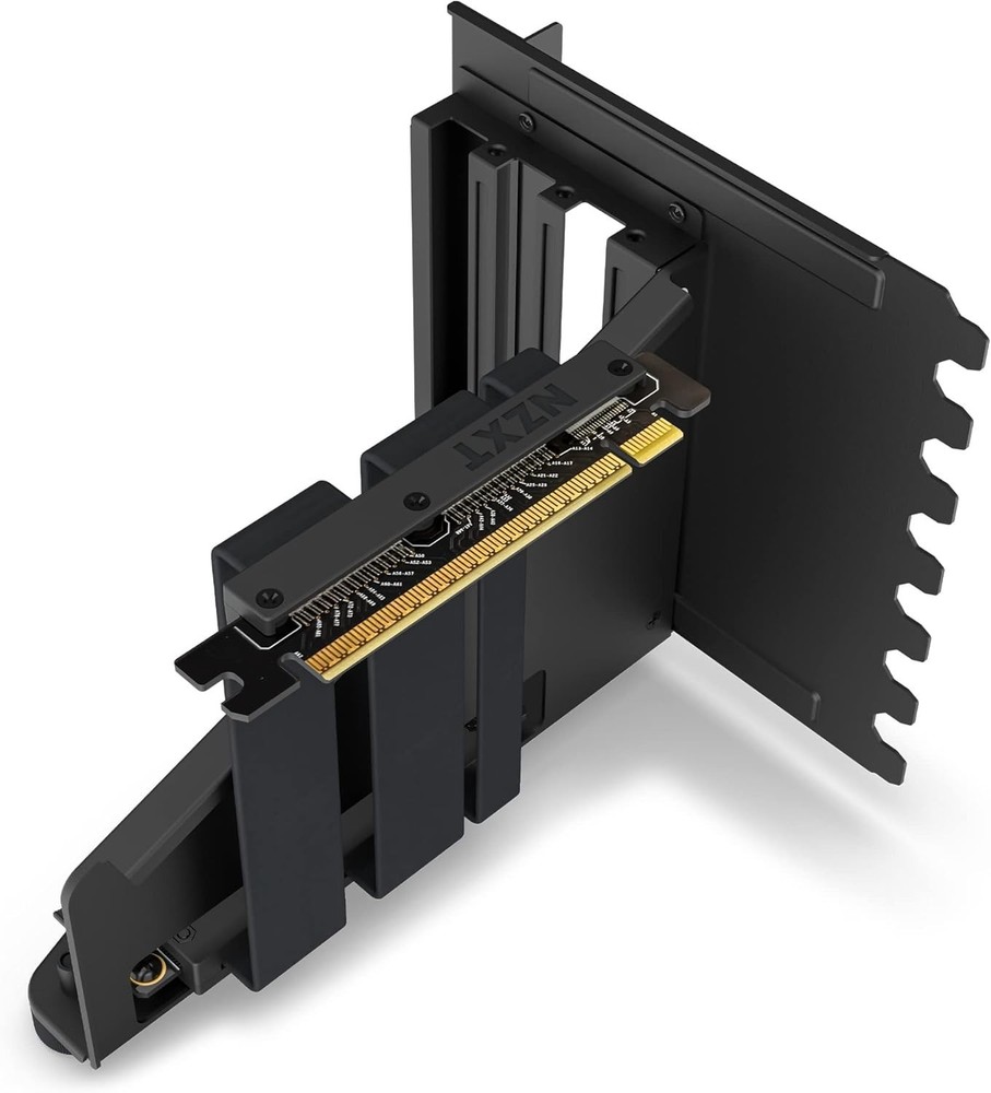 Vertical GPU Mounting Kit - -175 mm PCIe 4.0x16 Riser Cable - GPU Holder - St...