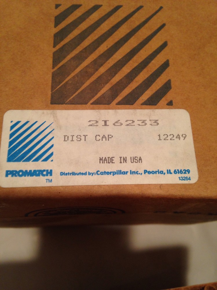Distributor Cap Ignition Forklift Part 2I6233 E Shelf Caterpillar Mitsubishi