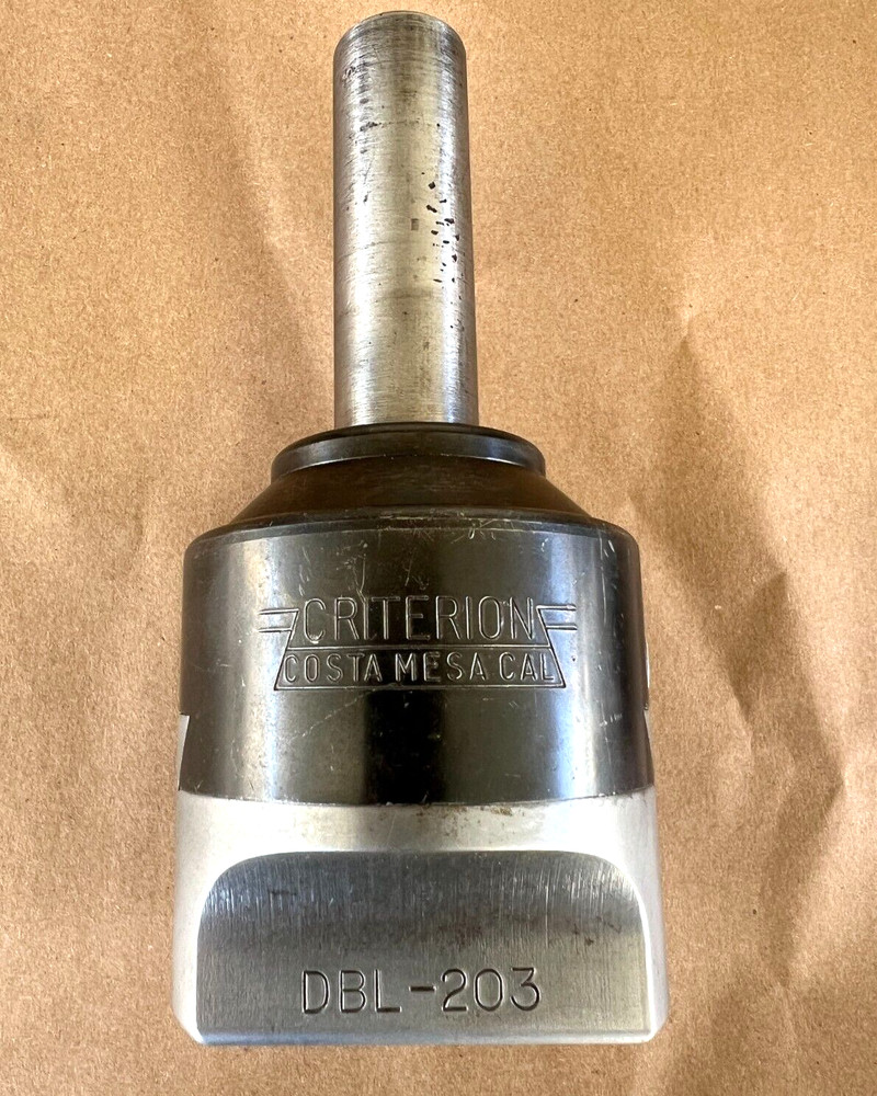 CRITERION #DBL-203 3/4" BORING HEAD W/ 1" SHANK