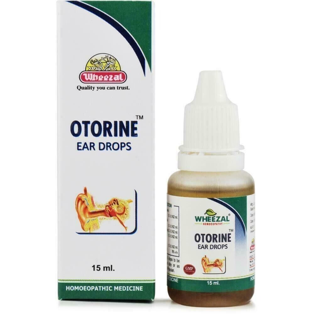 Wheezal Homeopathy Otorine Ear Drops 15 ml x 3