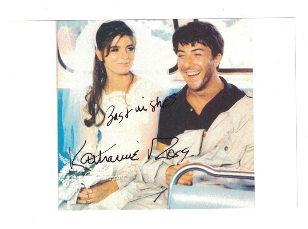 Katharine Ross Signed Autographed 4x6 Photo Actress C