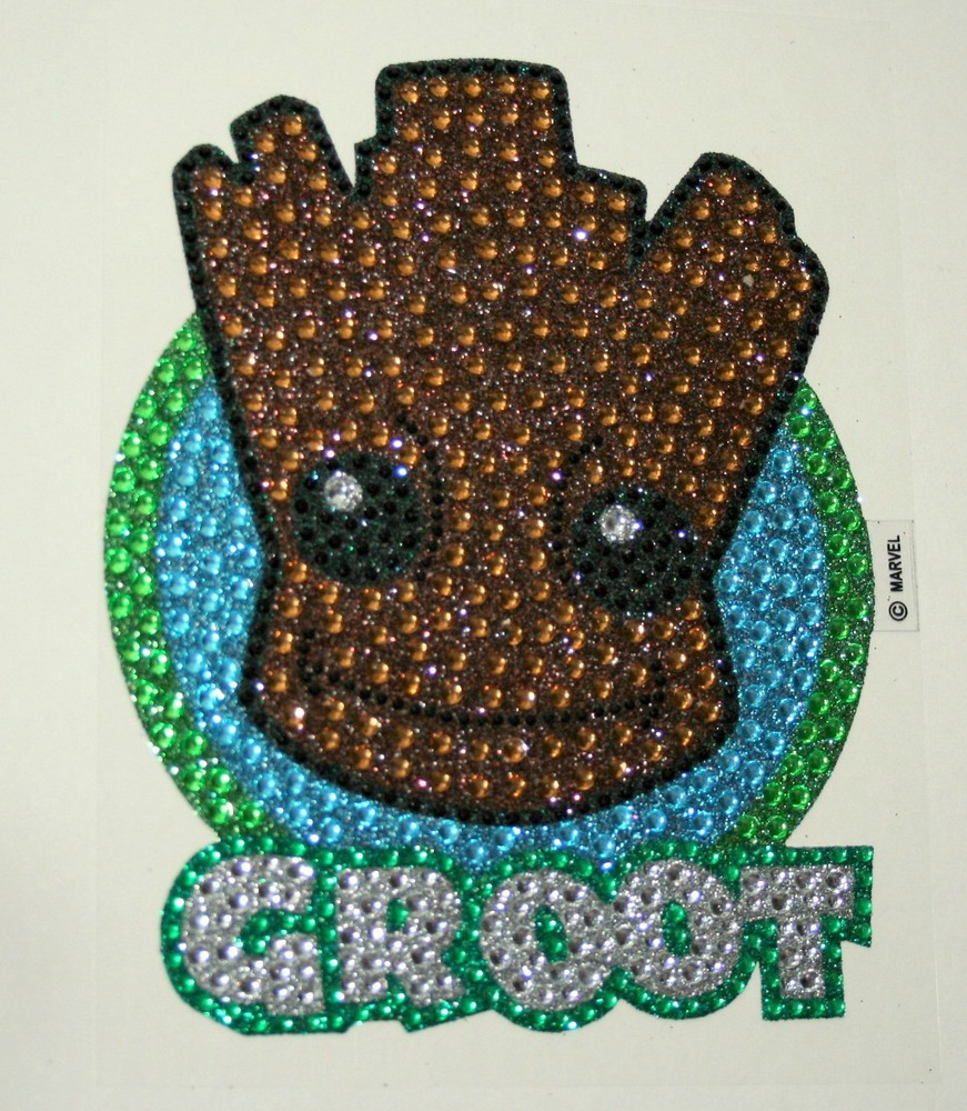 Official Marvel Comics Groot GOTC Jeweled Window Sticker Decal New