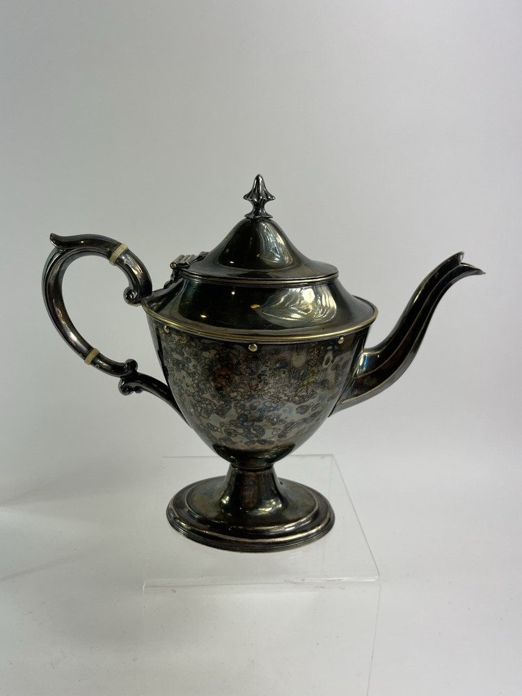 Vintage Pairpoint Silver Plate Coffee Tea Pot 8" Tall