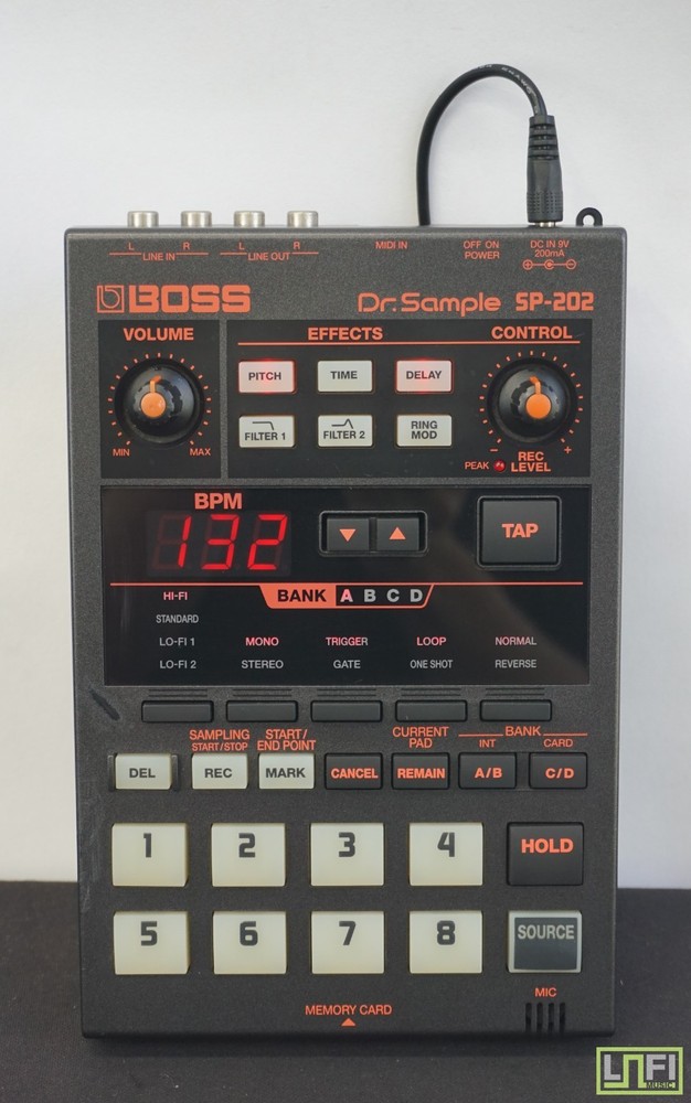 Roland Boss SP-202 Dr Sample Drum Machine Sampler Sequencer Lo-fi W/ FX SP202