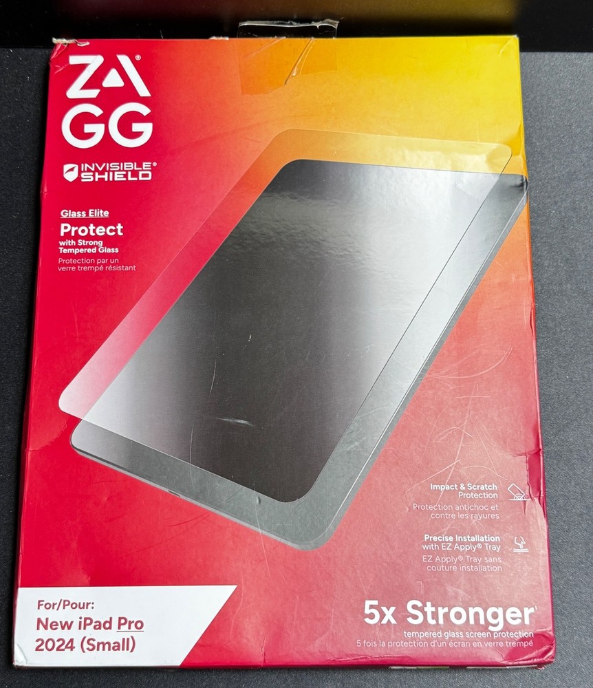 Zagg Invisible Shield Glass Elite Screen Protector for iPad Pro 11" 2024 (Small)