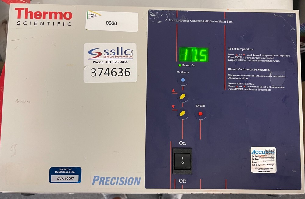 Thermo Scientific 2837 Precision 280 Series Microprocessor Controlled Water Bath