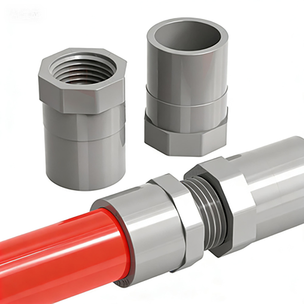 Dia 20-110mm PVC 1/2"-4" Female Straight Coupling Water pipe connection Socket