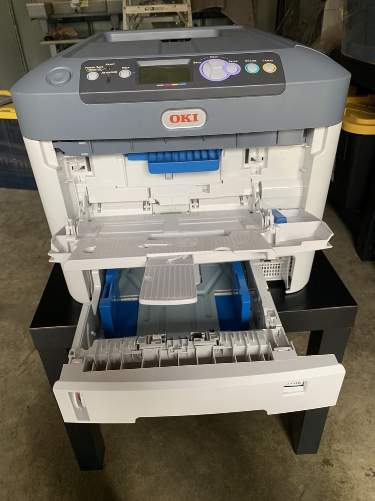 Oki C711WT White Toner Laser Printer W/ Transfer Rip Software