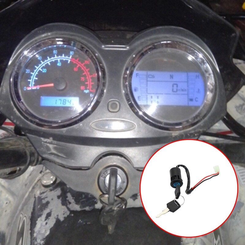 1 Set ATV Pull Dunf Key Switch Universal Adjustment 2 Wire Switch 8112-