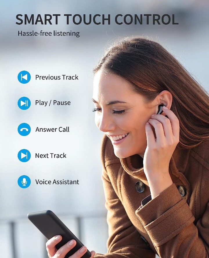 "HAMLAEM" TRUE WIRELESS EARBUDS