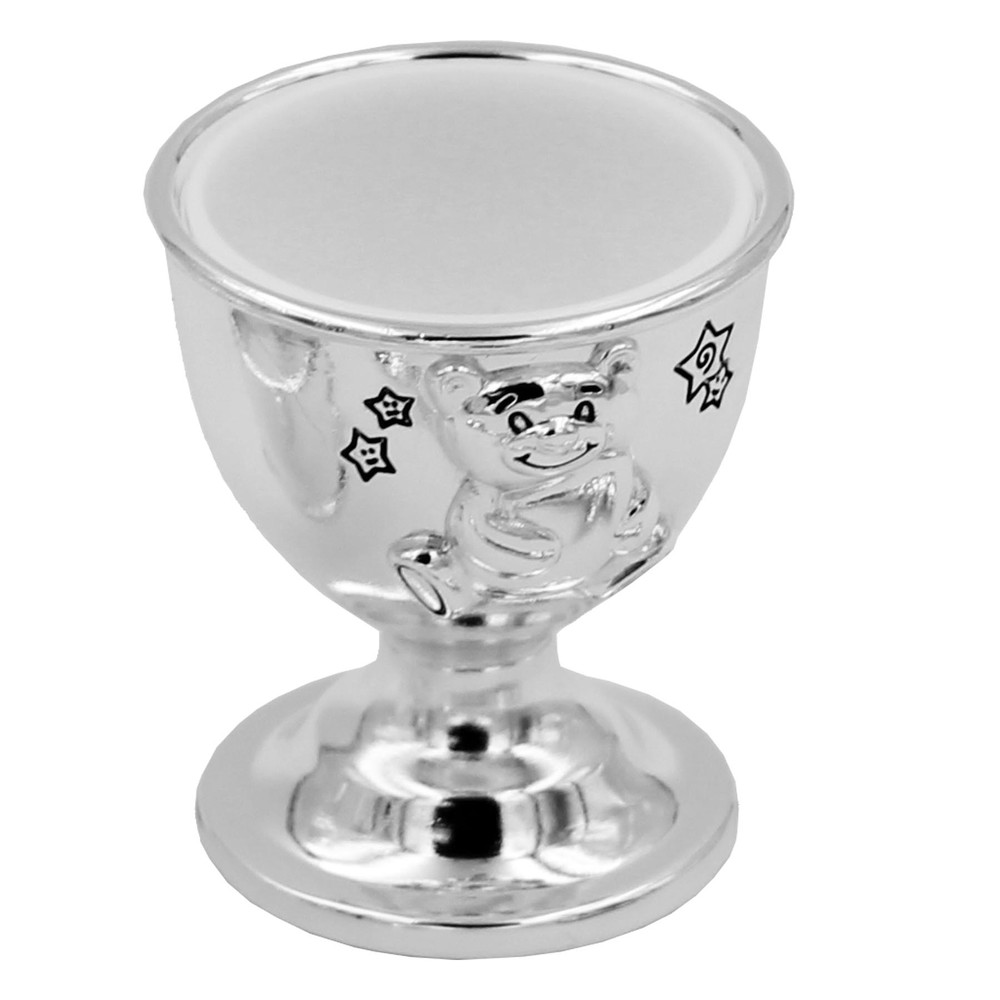 Little Star Silver Plated Egg Cup, Napkin Ring and Spoon Set