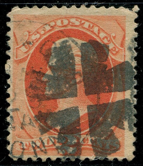 USA #183 Jackson 2c Bank Note Issue Fancy Cancel Postmark 1879 Stamp Used