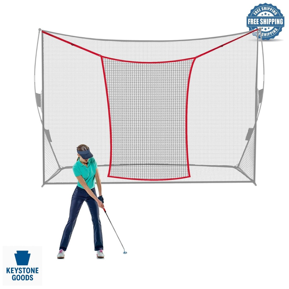 Golf Practice Net Extender for 7 & 10 ft Nets - Large 4x6 ft Target & Protect