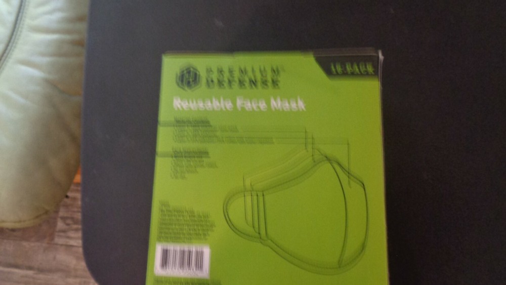 PREMIUM DEFENSE REUSABLE FACE MSK 16 PACK WASHABLE TRIPLE WHITE