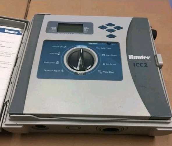 Hunter ICC2 I2C-800-PL Sprinkler Irrigation Timer Controller 8-Station Zone