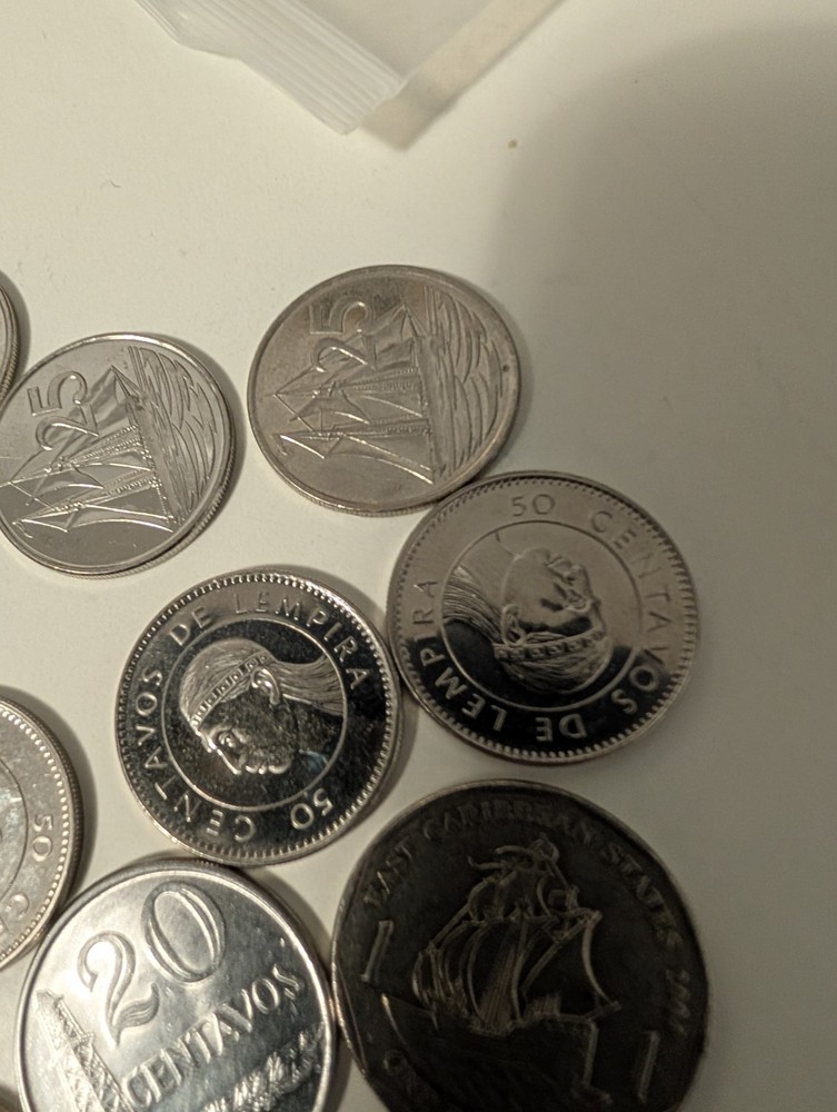 21 Mixed Foreign Coins Very Nice Condition They Must Go