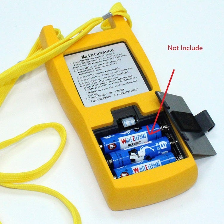 Fiber Optic Tester Tool SM MM Handhold Optic Power Meter Optical Light Source
