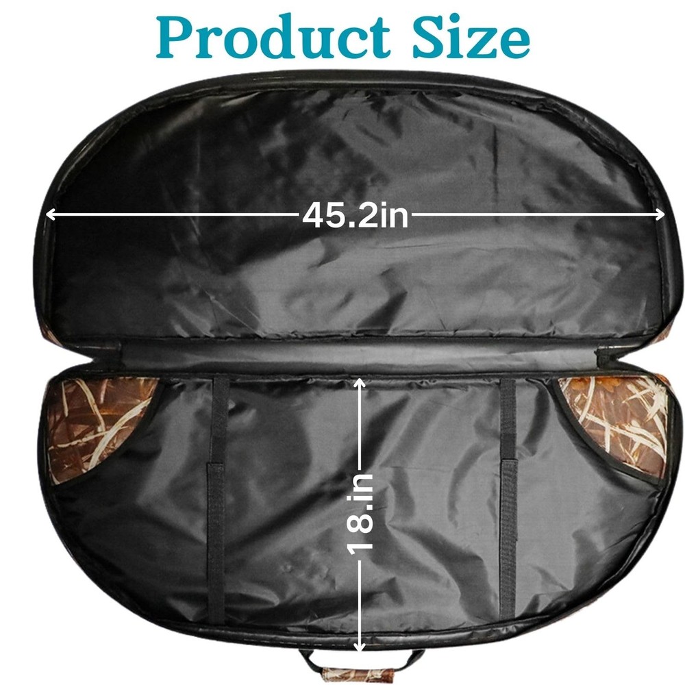 bangminda Compound Bow Case, 45" Soft Bow Bag with Arrow Pocket and Backpack ...