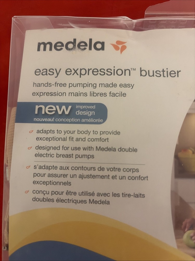 Medela Easy Expression Hands Free Pumping Bustier, Medium, Nude, 67941