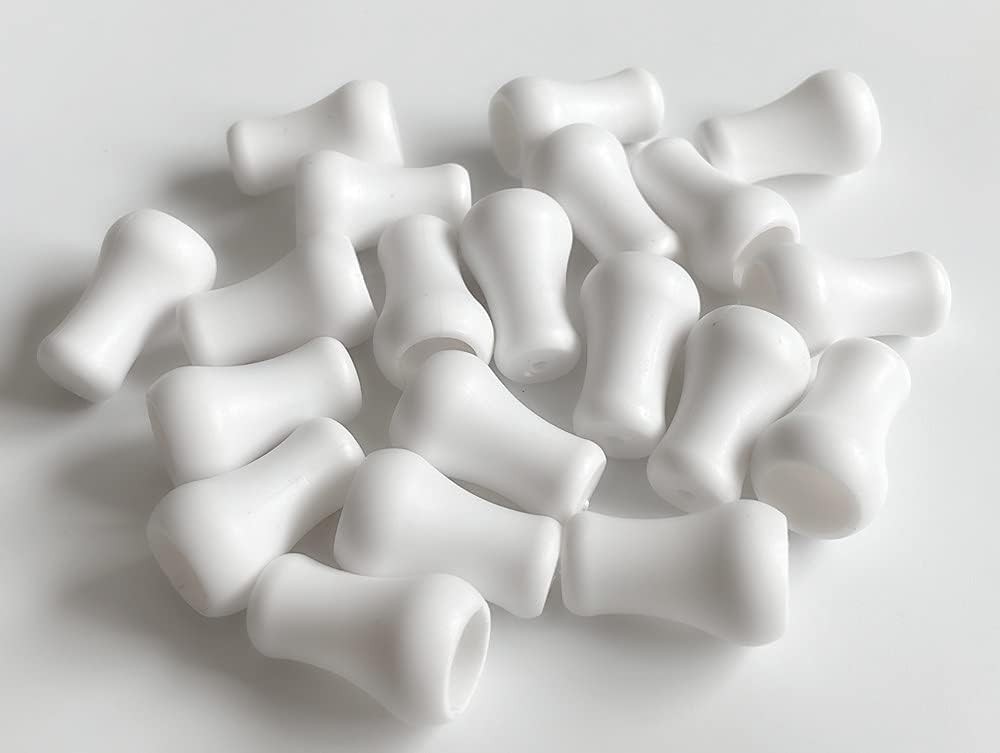 White Plastic Cord Tassel Window Blind Pulls