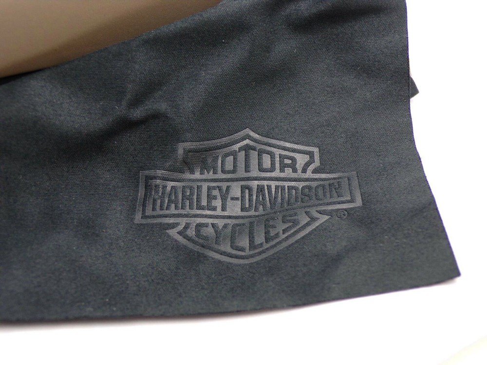 Harley Davidson Sunglasses Hard Case & Cloth for Medium and Larger Sized Models