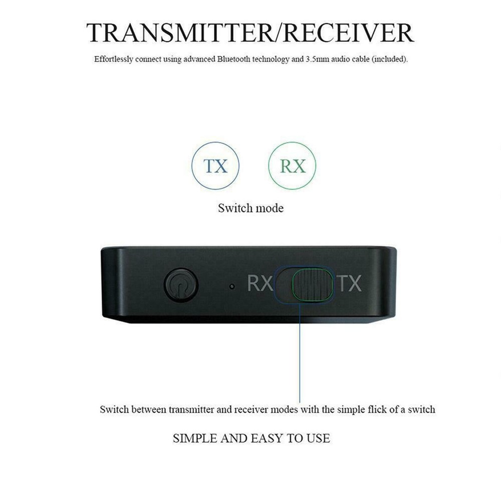 Bluetooth Audio Transmitter/Receiver Adapter With USB Power Cable/AUX Cable r
