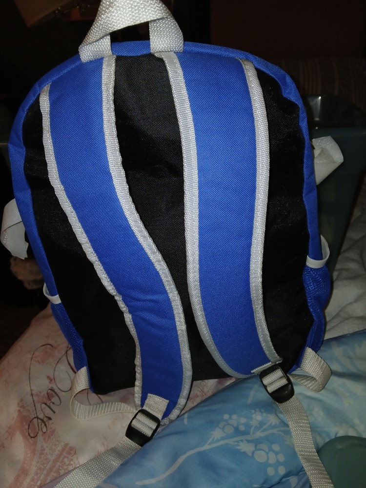 Rawlings Savage Baseball Backpack Blue Bat Compartment 3 Pockets Polyester