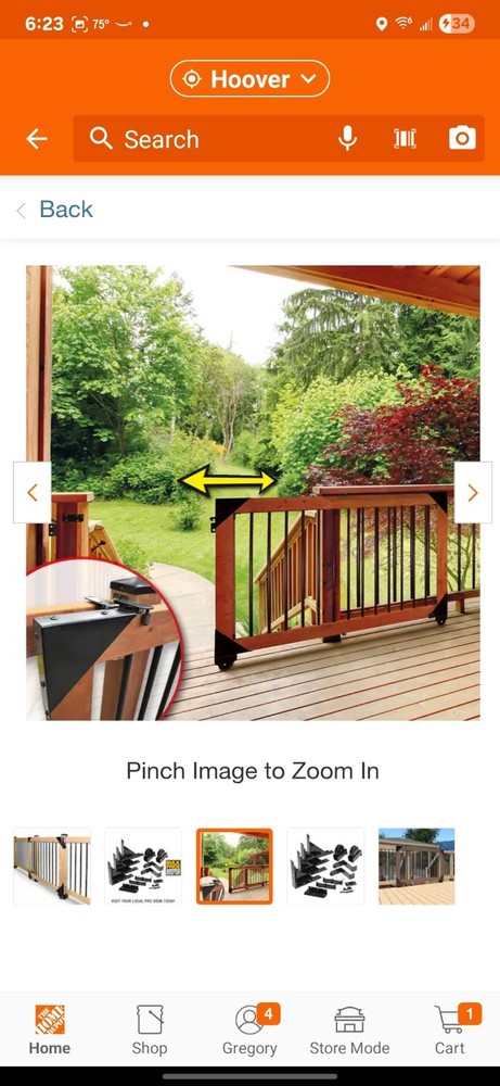 Pylex 11052 Sliding Gate Hardware Kit - Black