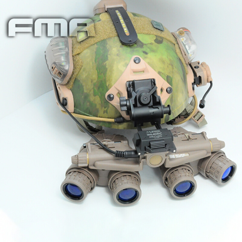 FMA Tactical Airsoft GPNVG 18 Dummy NVG Model No Function with Battery Box Gear