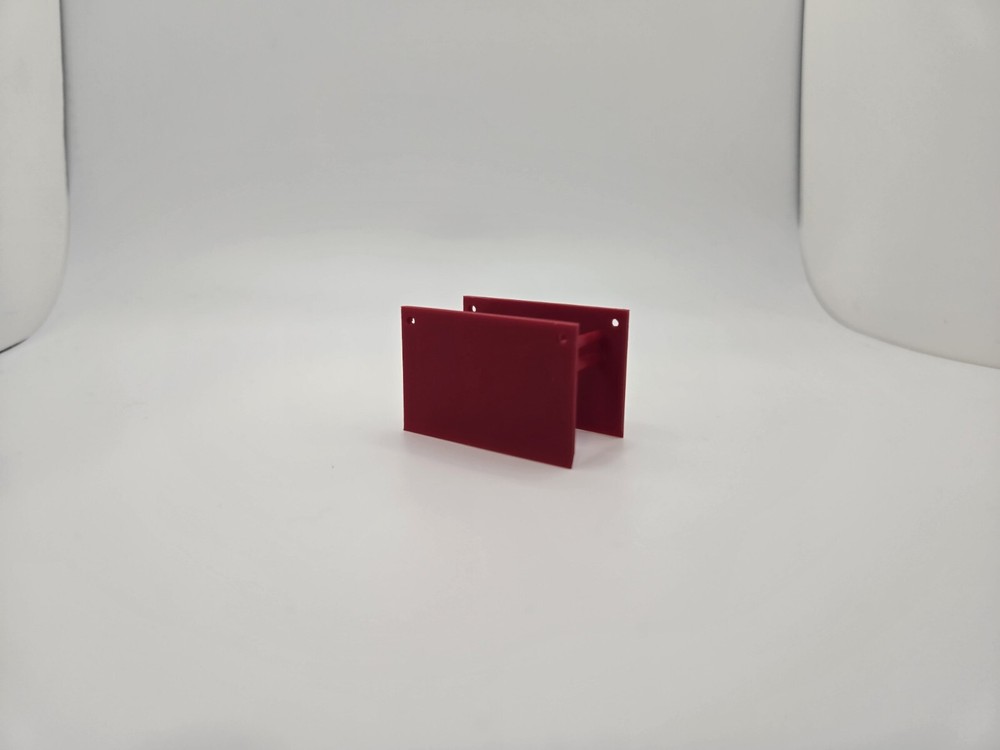 Custom 1/87 Scale Trench Box in Red