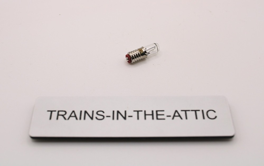 LGB 18 VOLT MIDGET SCREW BASE BULB. CLEAR , NEW