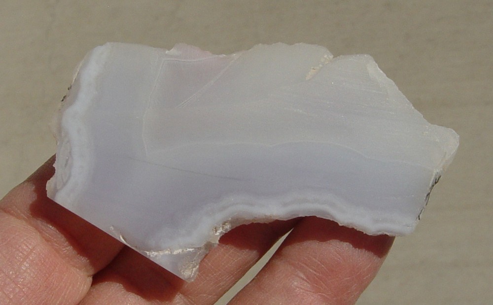 Blue Agate Lapidary Slab T1336