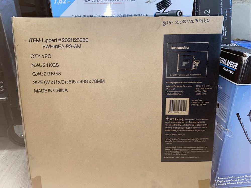 Lippert 2021123994 Retrofit Door for Furrion Tankess RV Water Heating System