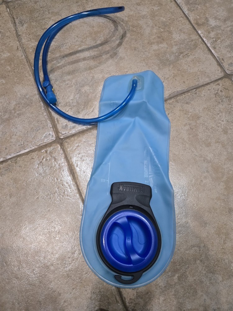 CAMELBAK Fourteener Backpack Yellow Grey Hydration Pack Hiking 3L Bladder EUC